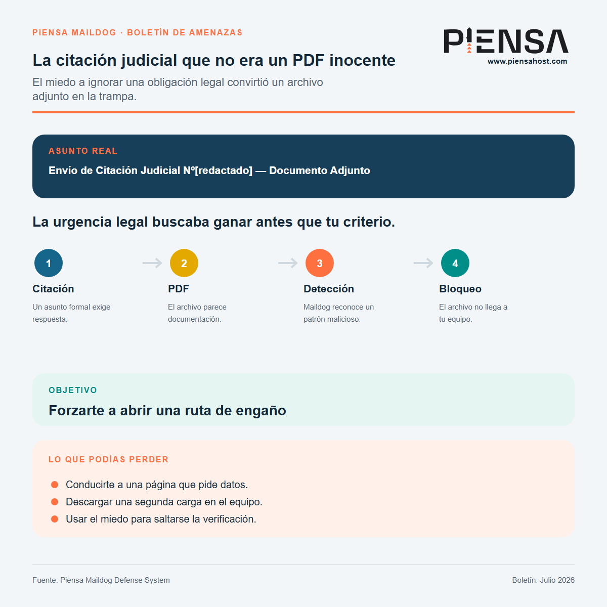 La citación judicial que no era un PDF inocente
